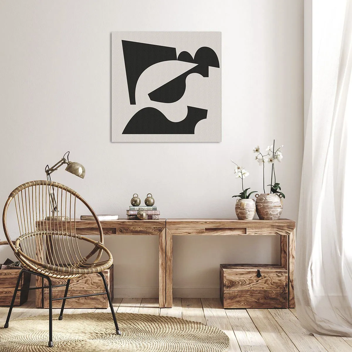 Cuadro sobre lienzo - Impresión de Imagen - Para automontaje - 70x70 cm