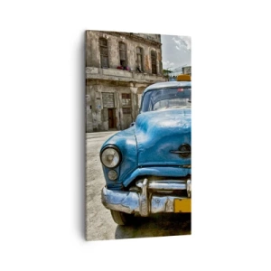 Cuadro sobre lienzo - Impresión de Imagen - Lo Vintage es hermoso - 45x80 cm