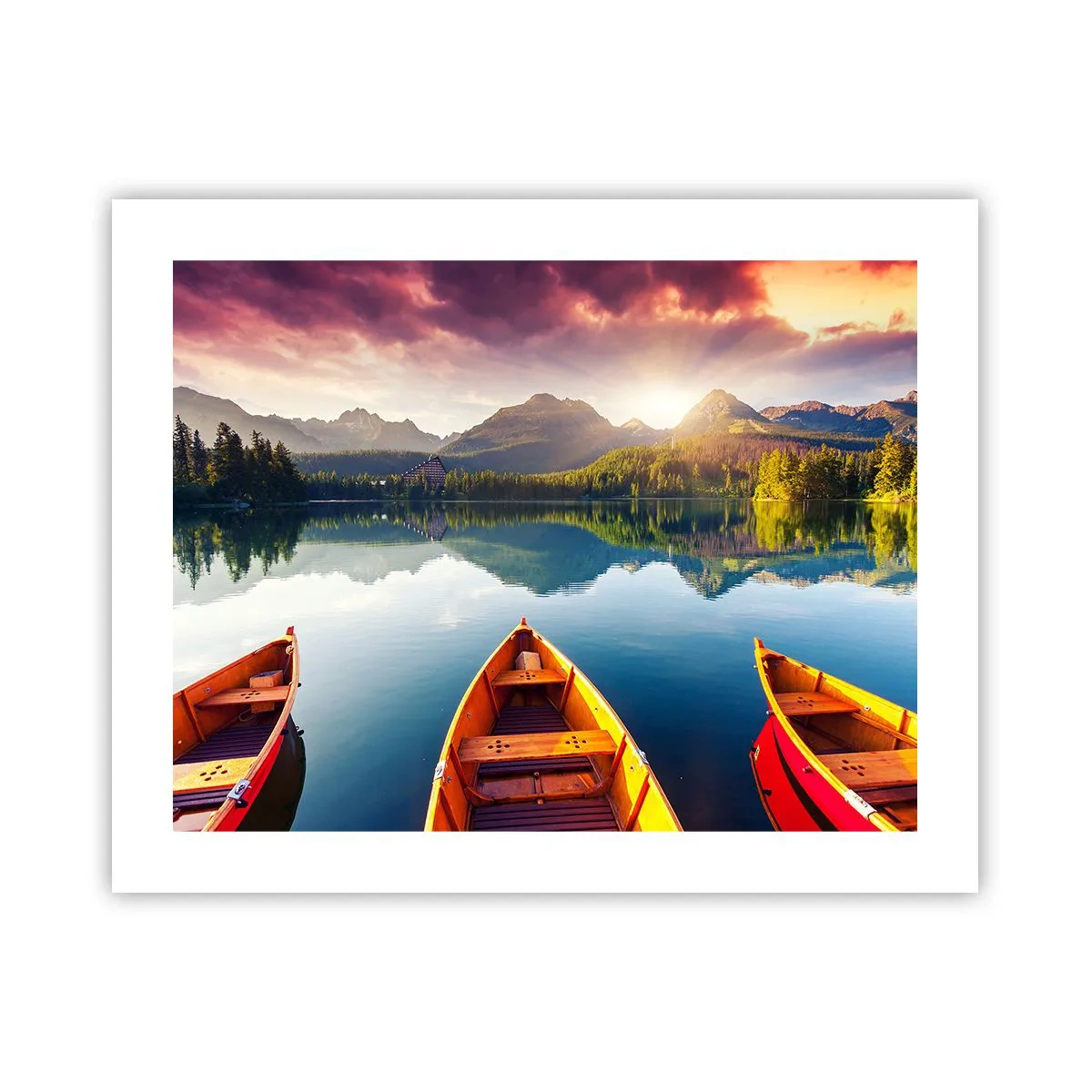 Póster - Frente a la naturaleza - 50x40 cm