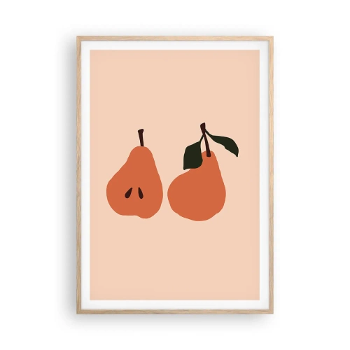 Póster en marco roble claro - La dulzura misma - 70x100 cm