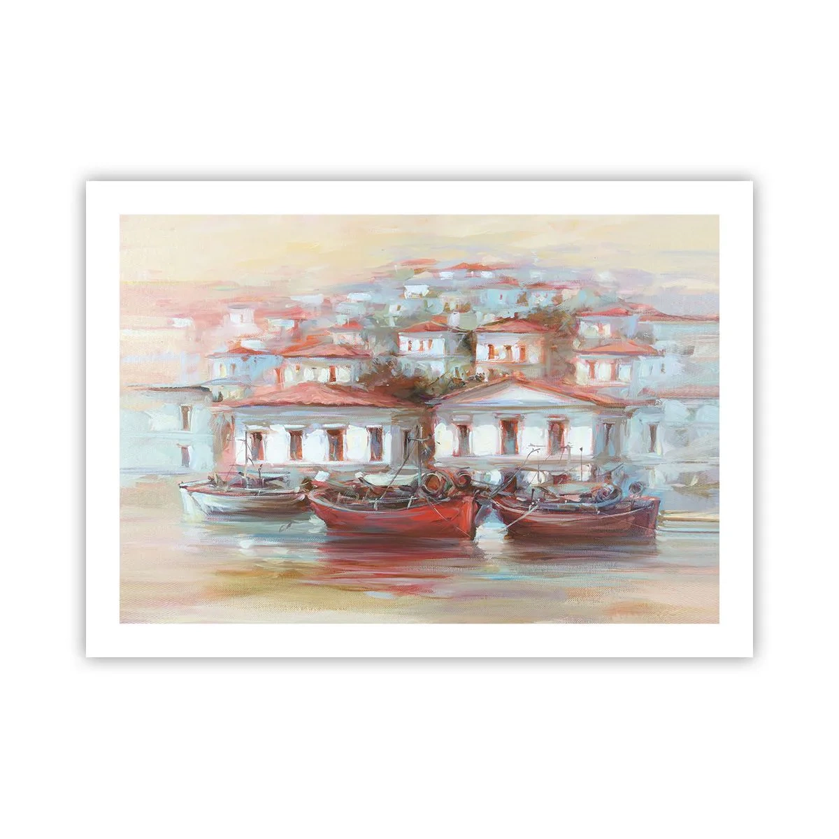 Póster - Ciudad feliz - 70x50 cm