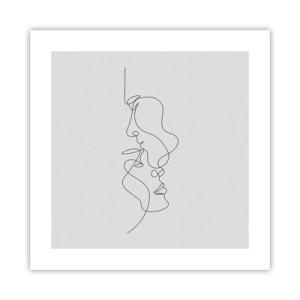 Póster - El calor de los deseos lúgubres - 40x40 cm