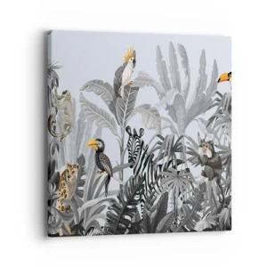 Cuadro sobre lienzo - Impresión de Imagen - Un cuento de hadas africano - 40x40 cm