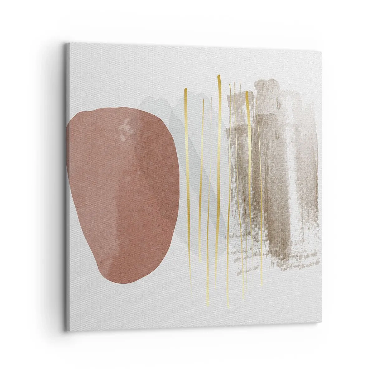 Cuadro sobre lienzo - Impresión de Imagen - Una columnata abstracta - 50x50 cm