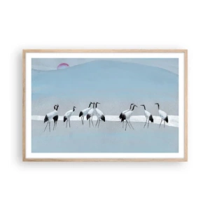 Póster en marco roble claro - Después de un día caluroso - 91x61 cm