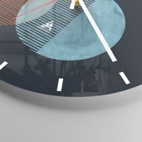 Esfera sin numeración, con rayas