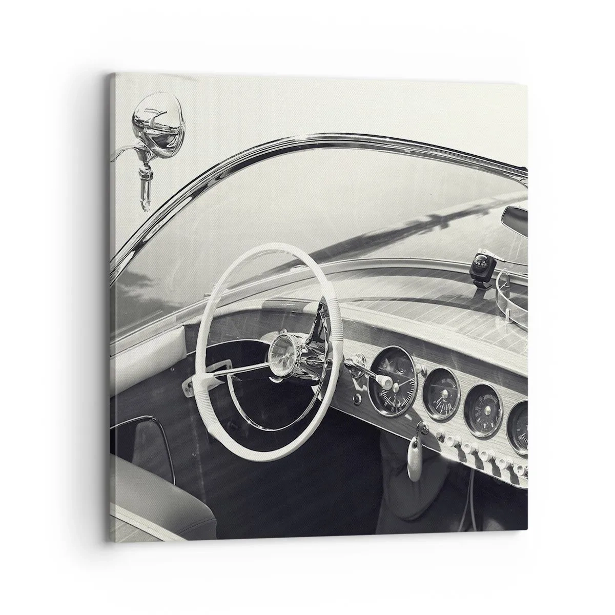 Cuadro sobre lienzo - Impresión de Imagen - Tiempo para los ricos - 70x70 cm