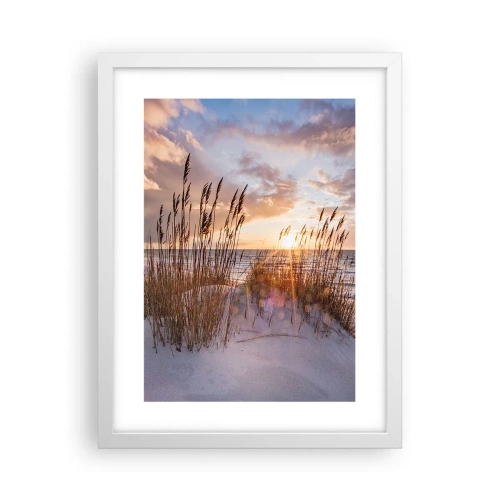 Póster en marco blanco - Adiós al sol y al viento - 30x40 cm