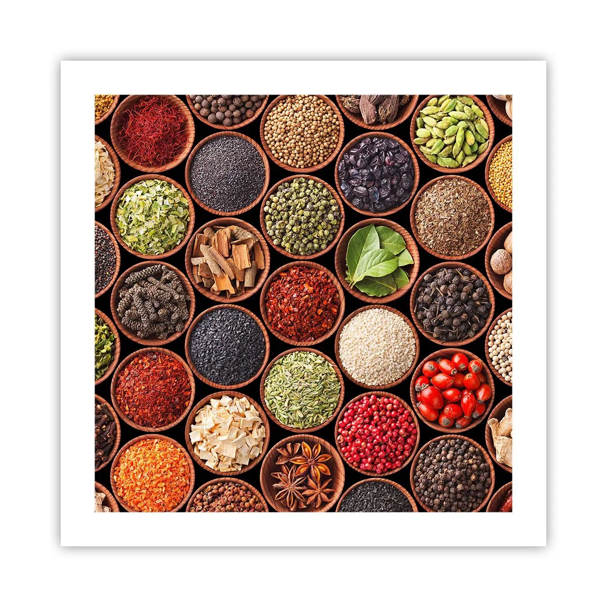 Póster - Todos los sabores del mundo - 50x50 cm