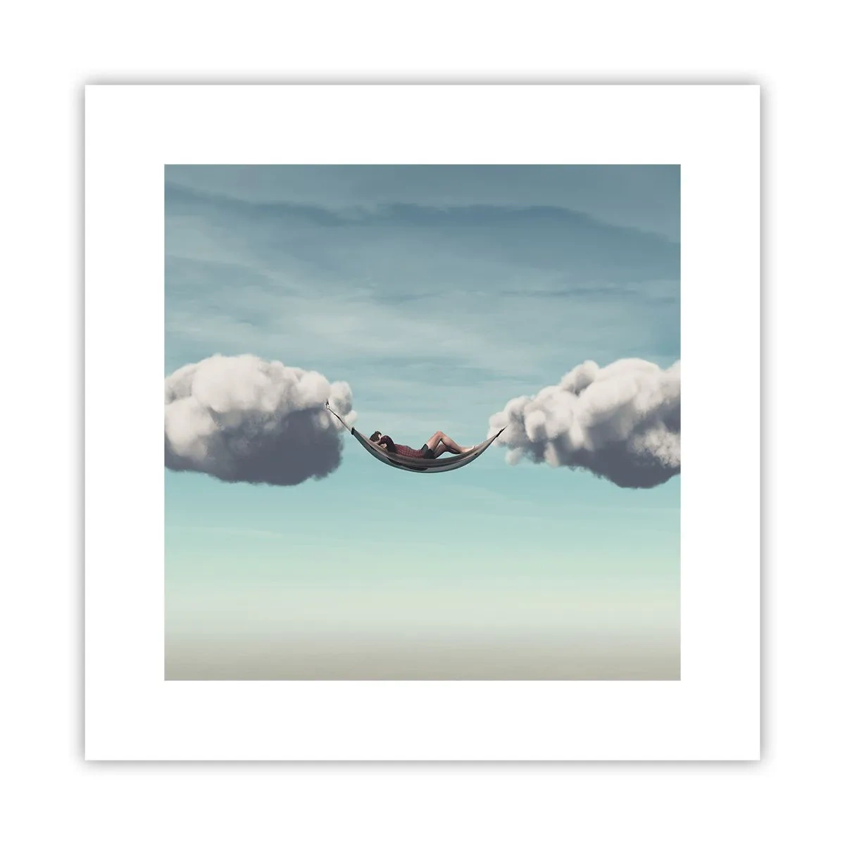 Póster - La felicidad del momento - 30x30 cm