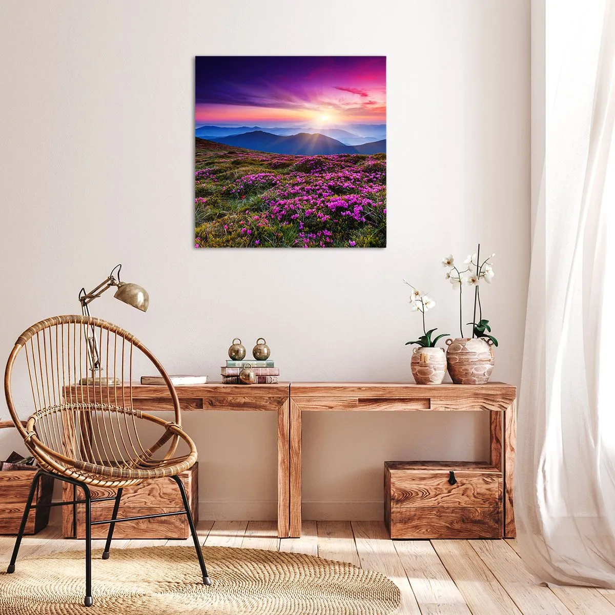 Cuadro sobre lienzo - Impresión de Imagen - Dulce aroma a frescura - 30x30 cm