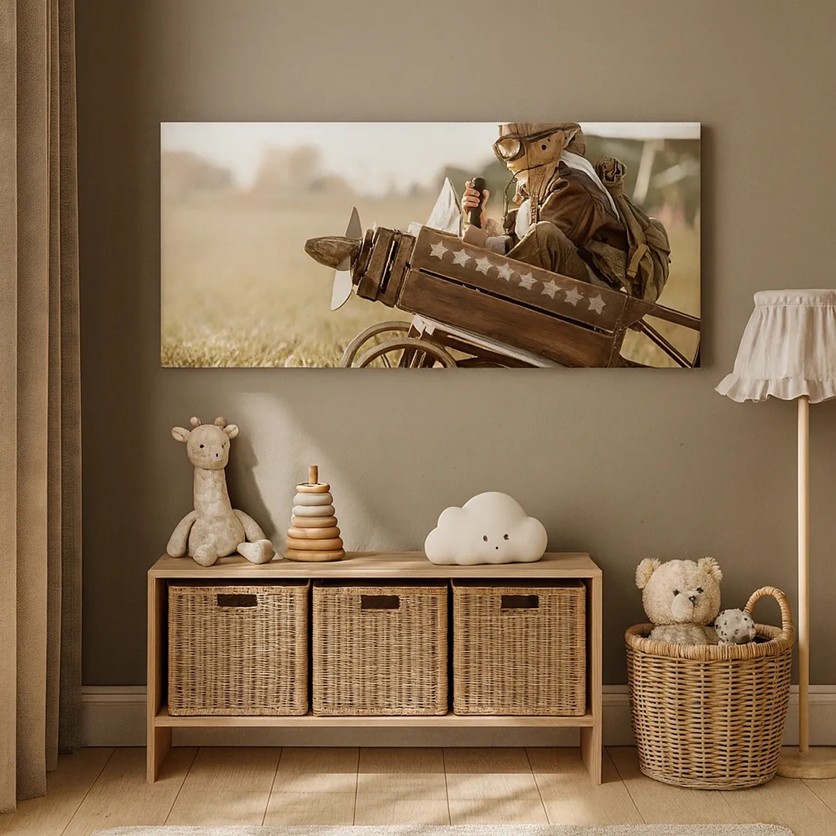 Cuadro sobre lienzo - Impresión de Imagen - Despegue hacia un sueño - 30x30 cm