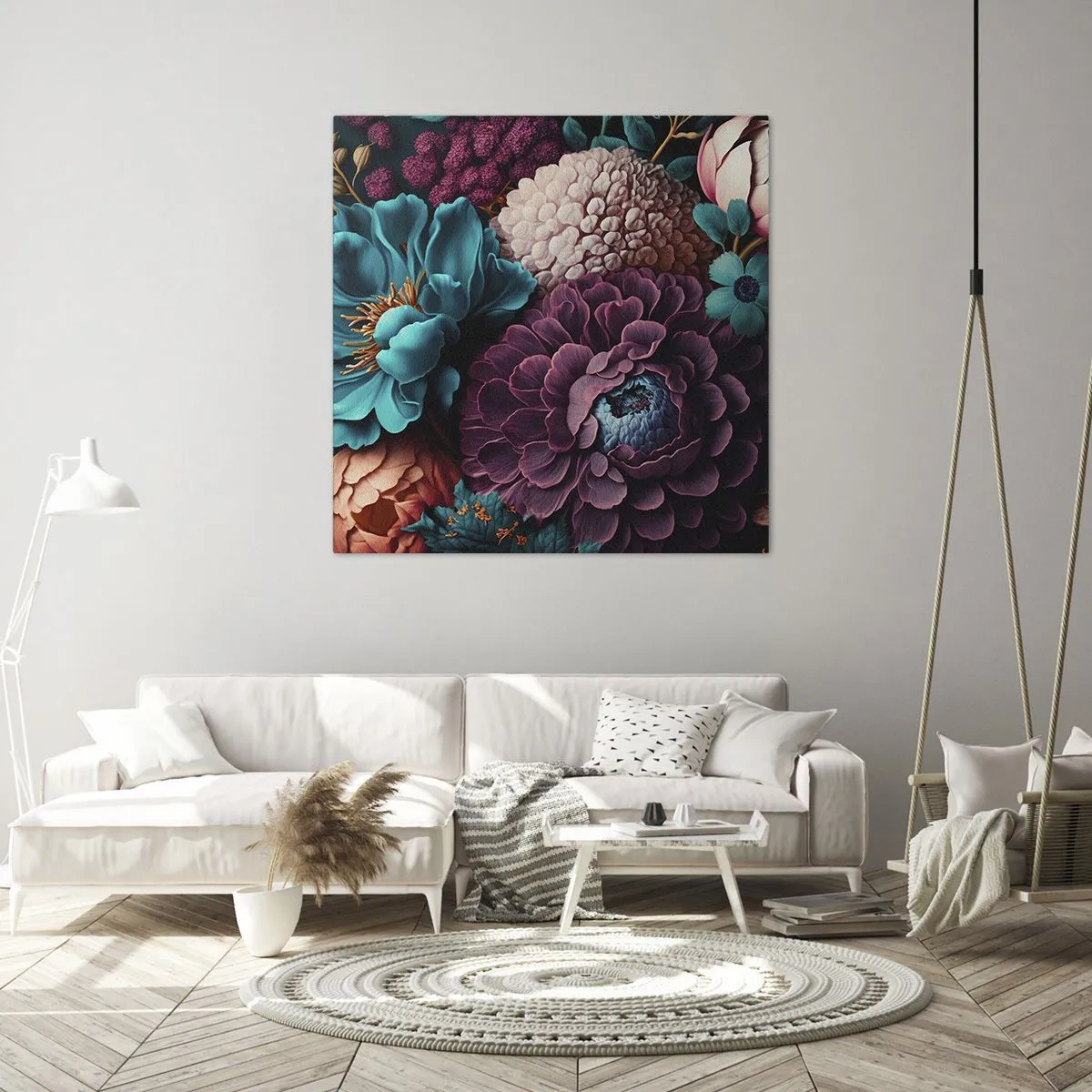 Cuadro sobre lienzo - Impresión de Imagen - Naturaleza en abundancia - 30x30 cm