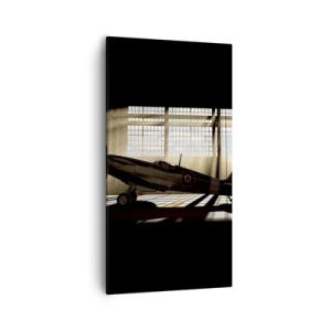 Cuadro sobre lienzo - Impresión de Imagen - El descanso del guerrero - 55x100 cm