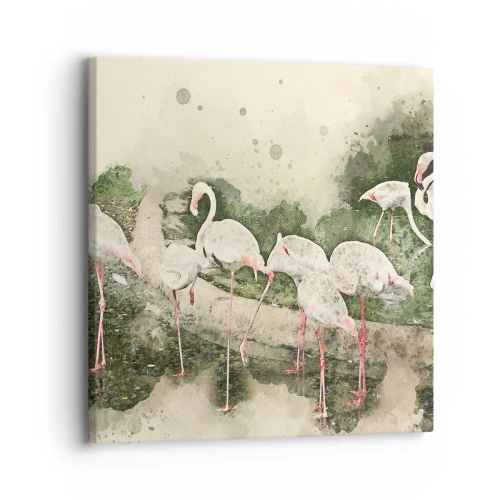 Cuadro sobre lienzo - Impresión de Imagen - Un sueño exótico - 30x30 cm