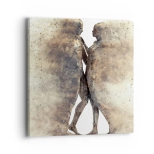 Cuadro sobre lienzo - Impresión de Imagen - Del polvo resurgieron para amar - 40x40 cm