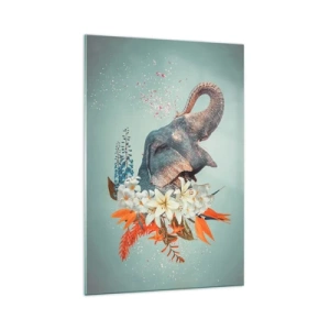 Cuadro sobre vidrio - Impresiones sobre Vidrio - Un grito de alegría - 70x100 cm