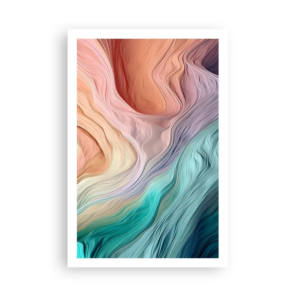Póster - Ola arco iris - 61x91 cm