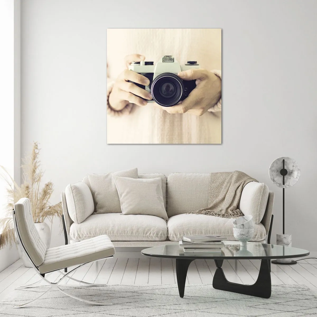 Cuadro sobre vidrio - Impresiones sobre Vidrio - Una visión diferente - 60x60 cm