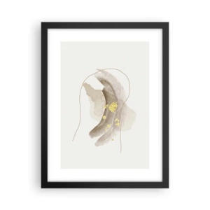 Póster en marco negro - Encontrado en el espacio - 30x40 cm