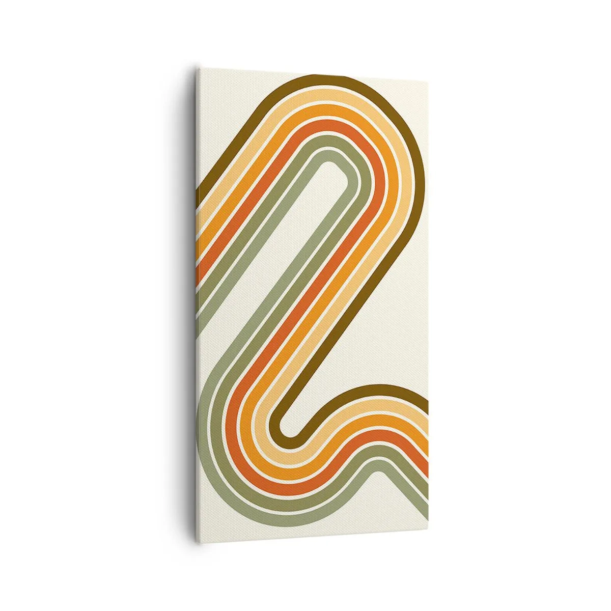 Cuadro sobre lienzo - Impresión de Imagen - Zigzagueando hasta su destino - 55x100 cm