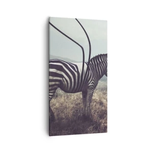 Cuadro sobre lienzo - Impresión de Imagen - Fallo en Matrix - 55x100 cm