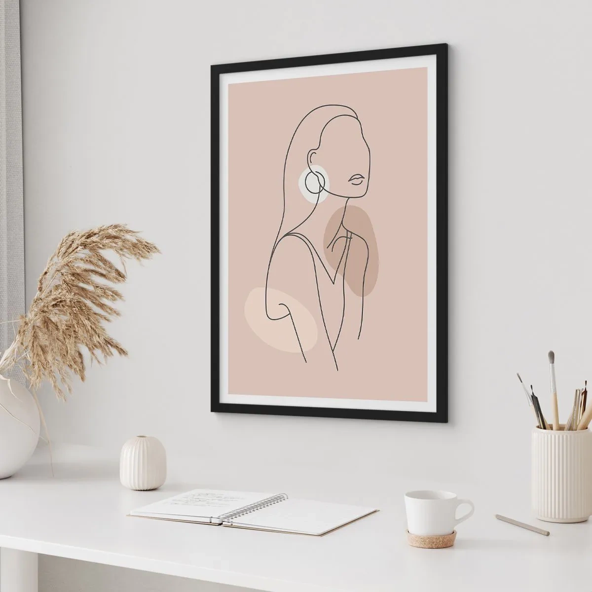 Póster en marco negro - Un icono de la inocencia - 61x91 cm