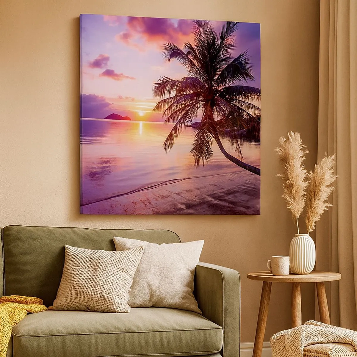 Cuadro sobre lienzo - Impresión de Imagen - Hermosura hasta el horizonte - 30x30 cm