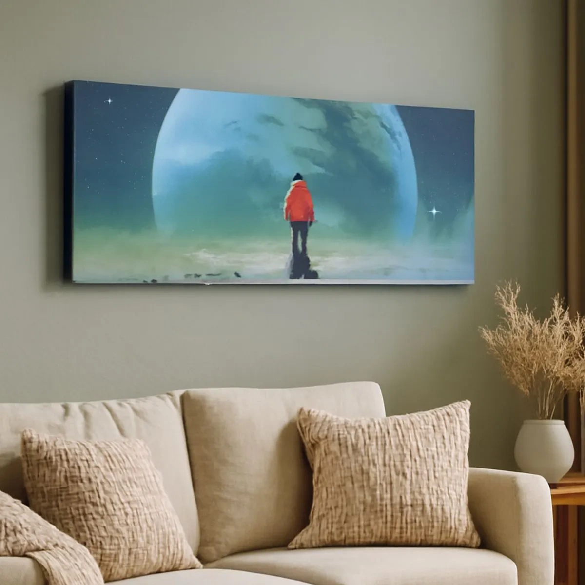 Cuadro sobre lienzo - Impresión de Imagen - Descubridor de una nueva Tierra - 100x40 cm