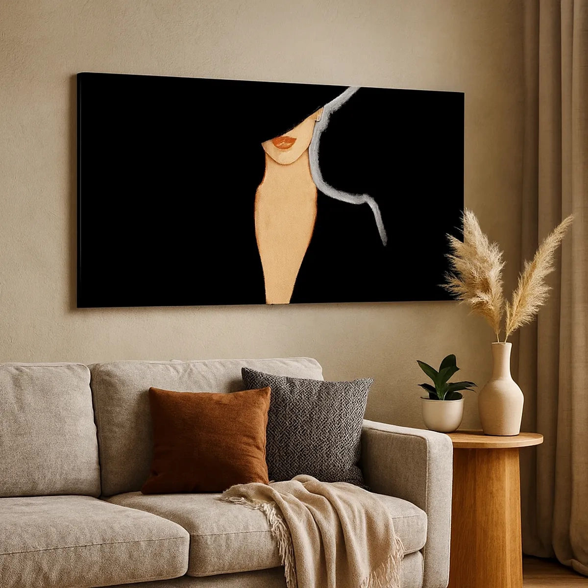 Cuadro sobre lienzo - Impresión de Imagen - Elegancia y estilo - 30x30 cm