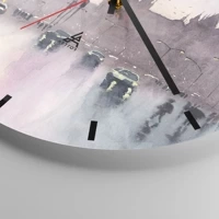 Esfera sin numeración, con rayas