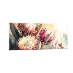 Cuadro sobre vidrio - Impresiones sobre Vidrio - De perfil y de frente - 100x40 cm