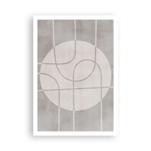 Póster - Circular y rectilíneo - 70x100 cm