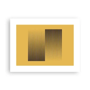 Póster - Cuadrado de opuestos - 40x30 cm