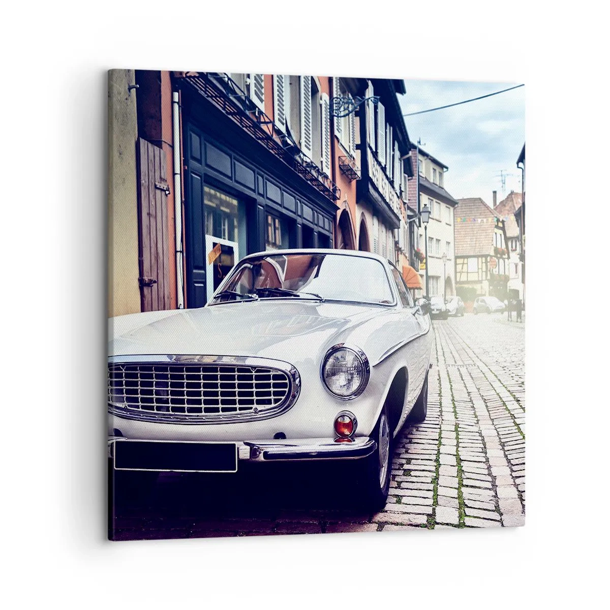 Cuadro sobre lienzo - Impresión de Imagen - El pasado está aquí - 50x50 cm