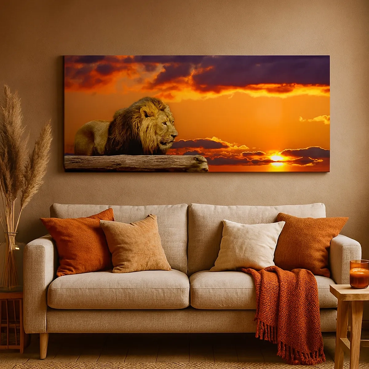 Cuadro sobre lienzo - Impresión de Imagen - Rey de la naturaleza - 30x30 cm