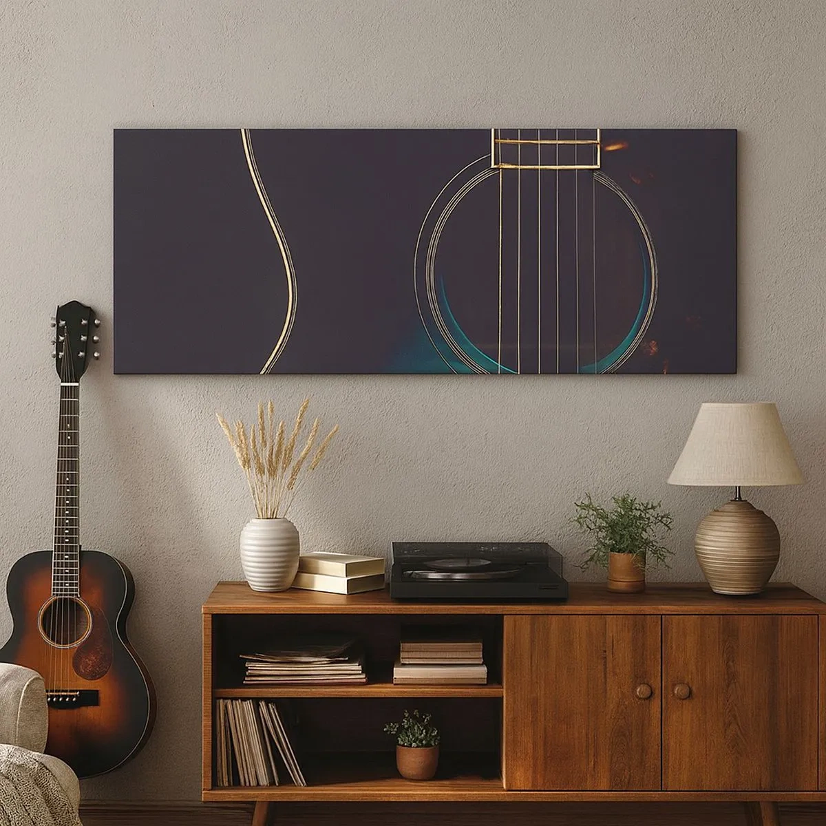 Cuadro sobre lienzo - Impresión de Imagen - Un momento antes de que suene - 100x40 cm