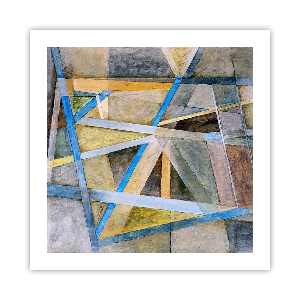 Póster - ¿Recto o inclinado? - 50x50 cm