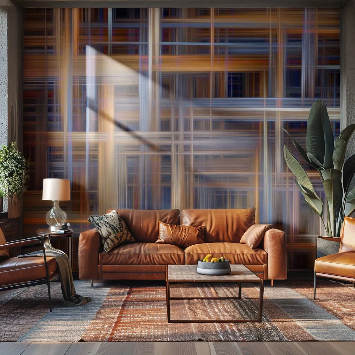 Fotomural Premium Sand - Tejido de luz - Abstracción, Pedazo, Gráficos - 250x175 cm