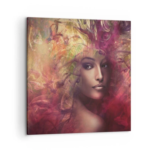 Cuadro sobre lienzo - Impresión de Imagen - ¡Aquí estoy! - 50x50 cm