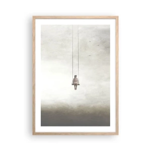 Póster en marco roble claro - El niño que llevamos dentro - 50x70 cm