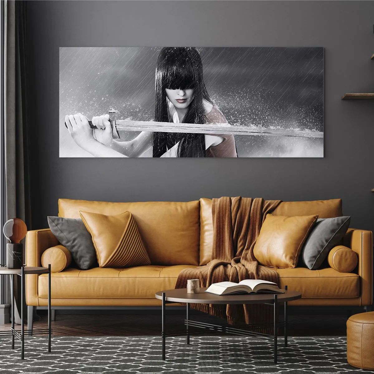 Cuadro sobre vidrio - Impresiones sobre Vidrio - Hermosa y peligrosa - 100x40 cm