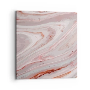 Cuadro sobre lienzo - Impresión de Imagen - Rosa líquido - 70x70 cm