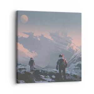 Cuadro sobre lienzo - Impresión de Imagen - Bajo una estrella desconocida - 30x30 cm