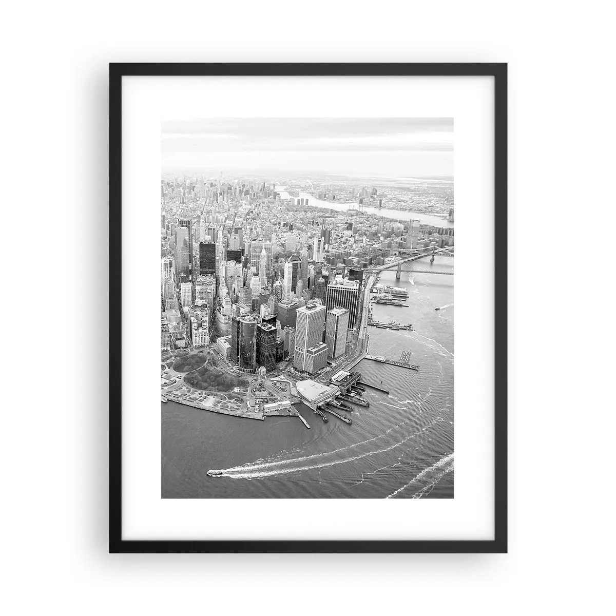 Póster en marco negro - ¿Cómo no amar este lugar? - 40x50 cm