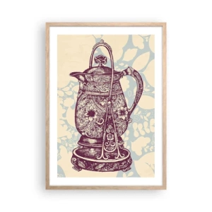Póster en marco roble claro - La belleza de lo cotidiano - 50x70 cm