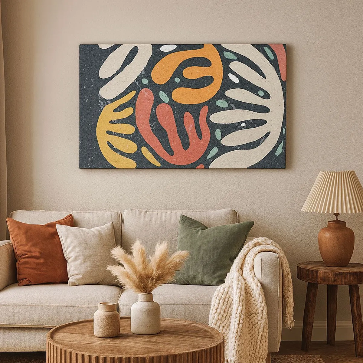 Cuadro sobre lienzo - Impresión de Imagen - Composición - Estoy a punto de atraparte - 100x40 cm