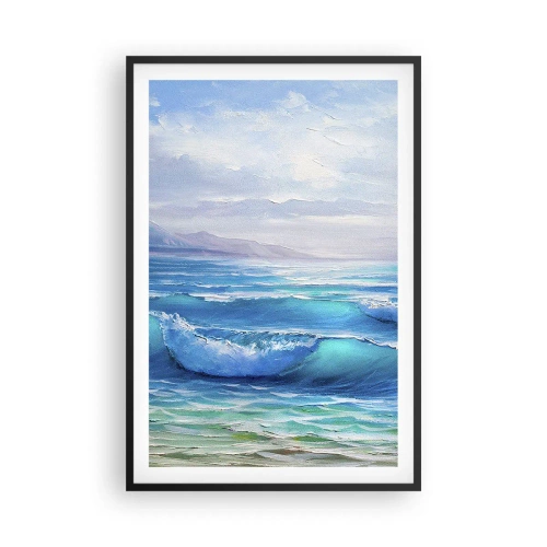 Póster en marco negro - Trae consuelo - 61x91 cm