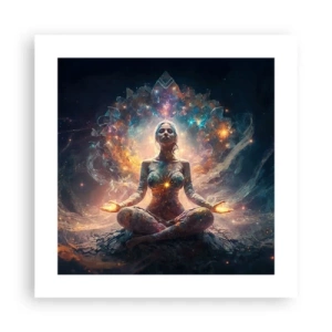 Póster - Flujo de buena energía - 40x40 cm