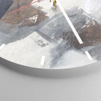 Esfera sin numeración, con rayas